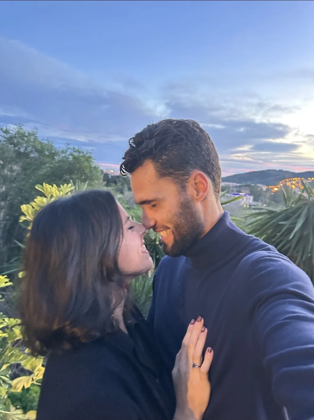 Anillo de compromiso de Natalia y Jaime